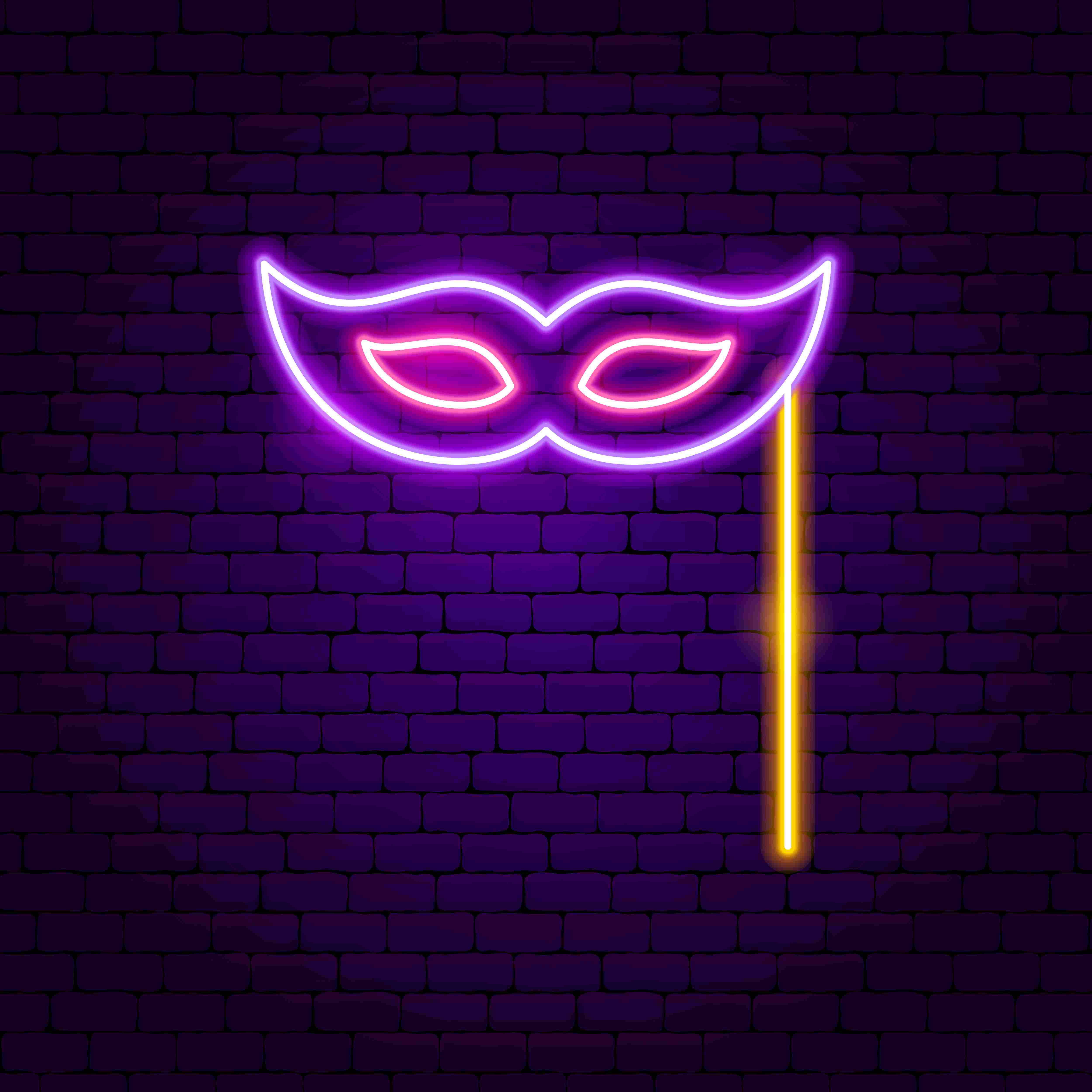 Glowing holographic coconut